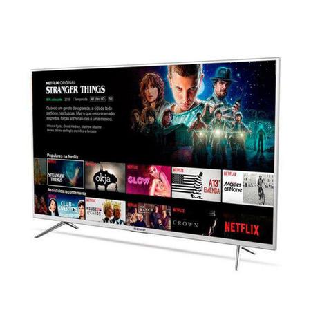 Smart TV LED 55 TCL 4K 3 HDMI 2 USB Wi-Fi Integrado Conversor