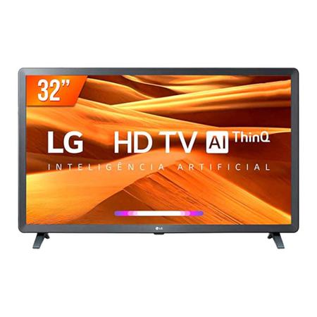 Smart TV LG 32 LED USB HDMI Wi-fi Bluetooth HDR 10 ThinQ Ai Google Assis. Alexa - 32LQ621CBSBAWZ - Tv Magazine Luiza