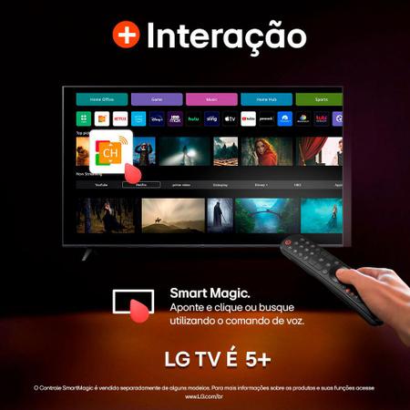 Imagem de Smart TV LG 55 Polegadas LED 4K UHD Wi-Fi webOS 23 55UR8750PSA