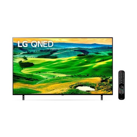 Imagem de Smart TV NanoCell 55" LG 55QNED80 4K com Wi-Fi, 2 USB, 4 HDMI, ThinQ AI, Quantum Dot, FreeSync, 120Hz