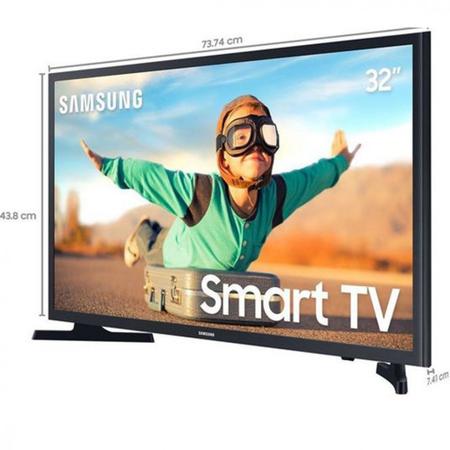 Imagem de Smart TV Samsung 32 Polegadas HD HDR Tizen UN32T4300AGXZD