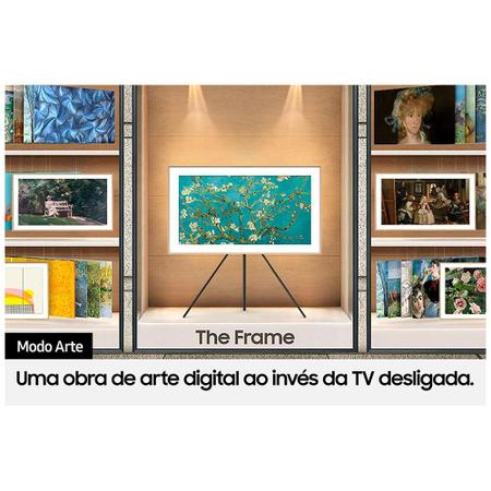 Smart TV Samsung 65 Polegadas QLED 4K The Frame 4 HDMI Modo Arte