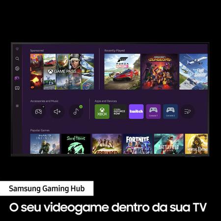 Imagem de Smart TV Samsung 65" UHD 4K 65CU7700 2023, Processador Crystal 4K, Gaming Hub Tela sem Limites