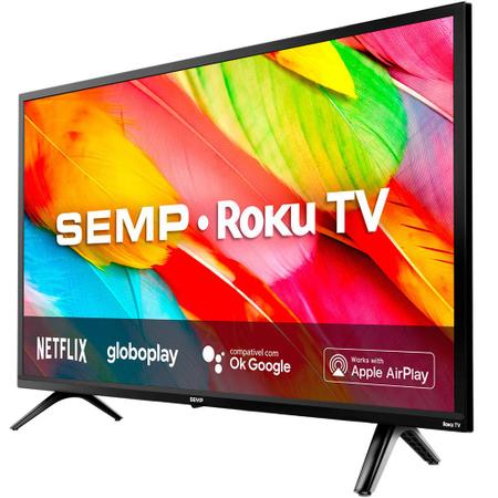 Imagem de Smart TV Semp LED 43 Polegadas Full HD Wi-Fi HDMI USB Roku 43R6500