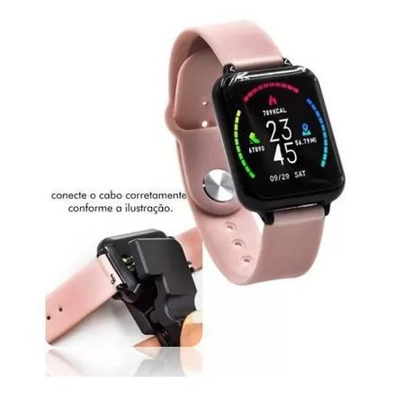 Smart Watch B57 Relógio Inteligente App Hero Band - Rosa - HeroBand -  Smartwatch e Acessórios - Magazine Luiza