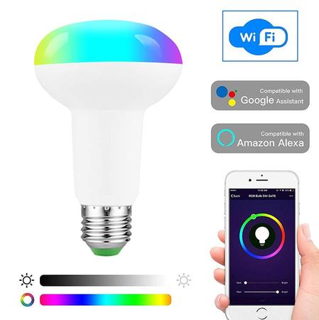 Imagem de Smart WiFi Lâmpada LED 10W B22/E27/E26 RGB Mudança