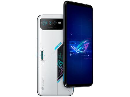 Imagem de Smartphone Asus Rog Phone 6 256GB Branco 5G Snapdragon SM8475 8GB RAM 6,78" Câm. Tripla + Selfie 12MP