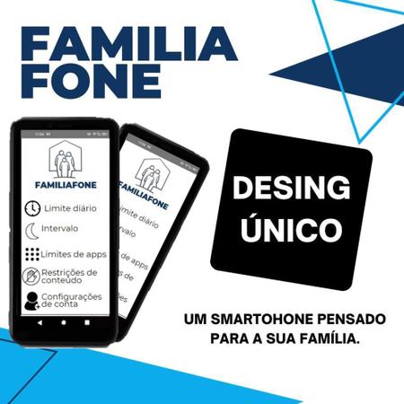 Imagem de Smartphone familiafone 32gb dual segurança em suas mãos - POSITIVO