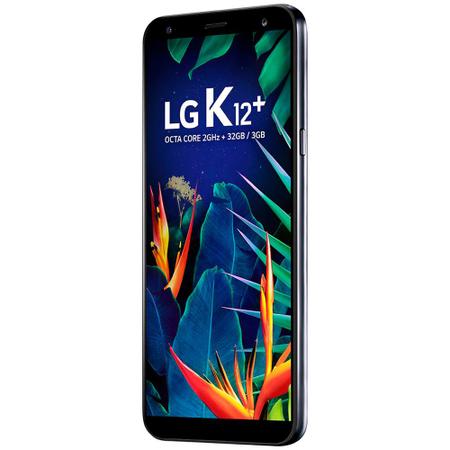 Imagem de Smartphone LG K12 32GB Dual Chip 4G Tela 5,7" Câmera Principal 16MP Frontal 8MP Android 8.1 Preto