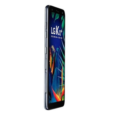 Imagem de Smartphone LG K12+, Dual Chip, Preto, Tela 5.7", 4G+WiFi, Android 8.1, Câm Traseira 16MP e Frontal 8MP,32GB