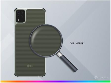 Imagem de Smartphone LG K52 64GB Verde 4G Octa-Core 3GB RAM Tela 6,6” Câm. Quádrupla + Selfie 8MP Dual Chip