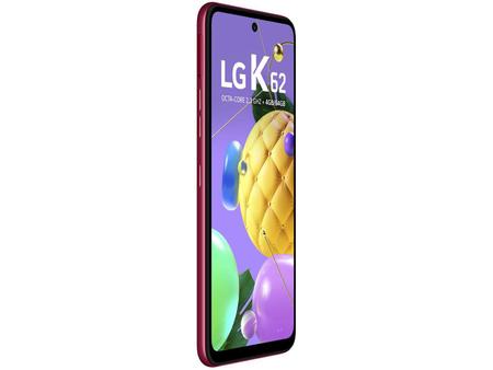 Imagem de Smartphone LG K62 64GB Vermelho 4G Octa-Core - 4GB RAM Tela 6,59” Câm. Quádrupla + Selfie 13MP