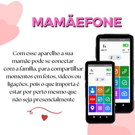 Imagem de Smartphone mamãefone 4g 64gb tela grande 6.5 botão sos zap - SAMSUNG