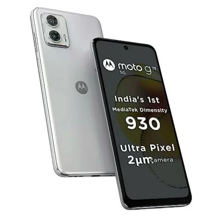 Imagem de Smartphone Moto G73 Motorola 5G Branco 256GB/8GB RAM 