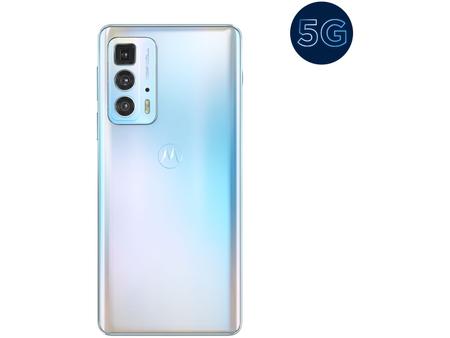 Imagem de Smartphone Motorola Edge 20 Pro 256GB Branco 5G 12GB RAM Tela 6,7” Câm. Tripla + Selfie 32MP