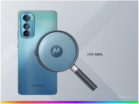 Imagem de Smartphone Motorola Edge 30 256GB Azul 5G Octa-Core 8GB RAM 6,5” Câm. Tripla + Selfie 32MP