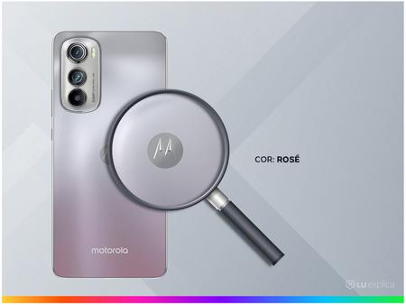 Imagem de Smartphone Motorola Edge 30 256GB Rosé 5G Octa-Core 8GB RAM 6,5” Câm. Tripla + Selfie 32MP