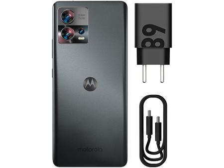 Imagem de Smartphone Motorola Edge 30 Fusion 256GB Preto 5G 8GB RAM 6,6” Câm. Tripla + Selfie 32MP