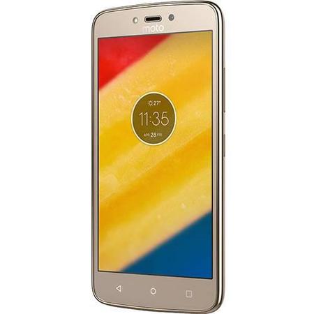 Imagem de Smartphone Motorola Moto C Plus Dual Chip Tela 5" Quad-Core 16GB 4G Wi-Fi Câmera 8MP - Ouro