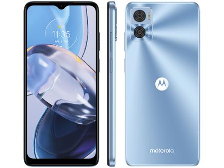 Smartphone Motorola Moto E22 128GB Azul 4G 4GB RAM 6,5 Câm. Dupla + Selfie  5MP Dual Chip - Moto E22 - Magazine Luiza