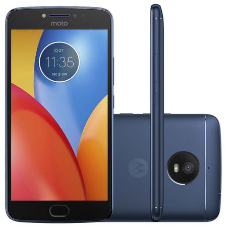 Imagem de Smartphone Motorola Moto E4 Plus 16GB Dual 4G 5.5" Câmera 13MP Selfie 5MP Android 7.1 Azul Safira