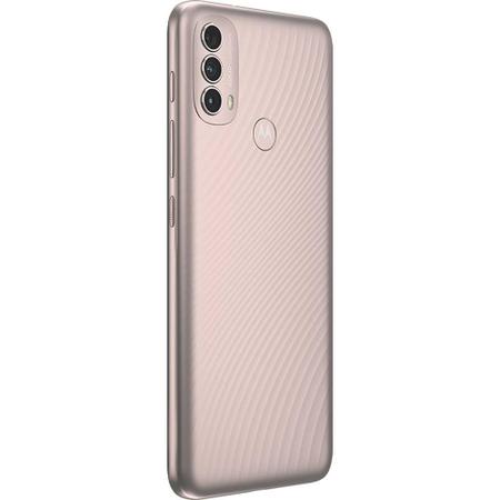 Imagem de Smartphone Motorola Moto E40 64GB 4GB RAM 4G Wi-Fi Dual Chip Câmera Tripla + Selfie 8MP 6.5" Rosê