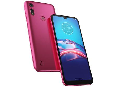 Imagem de Smartphone Motorola Moto E6i 32GB Pink 4G 2GB RAM Tela 6,1” Câm. Dupla + Selfie 5MP