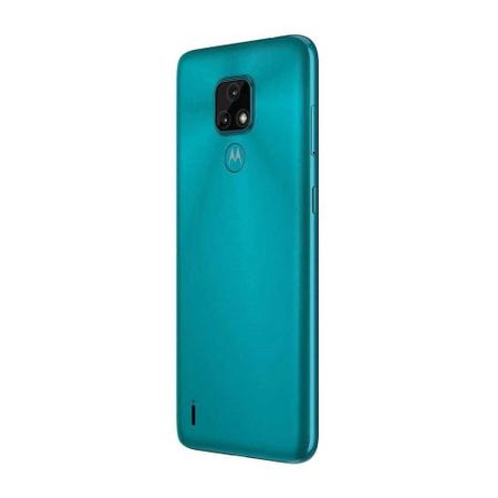 Imagem de Smartphone Motorola Moto E7 32GB 2GB RAM Câmera Traseira Dupla 48MP + 2MP Tela 6.5” Aquamarine