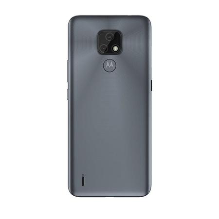 Imagem de Smartphone Motorola Moto E7 XT2081-1, Cinza Metálico, Tela 6.5", 4G+Wi-Fi, Android 10, 48MP+2MP, Frontal 5MP,64GB