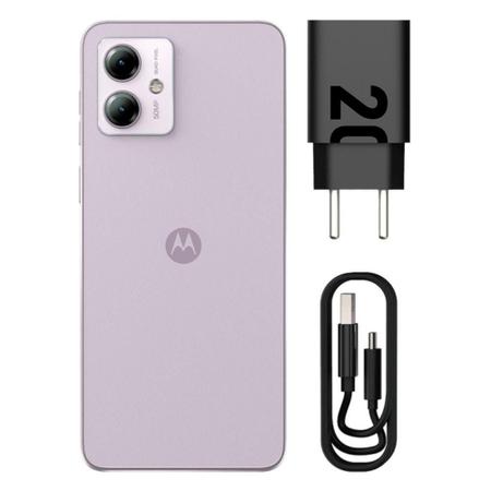 Imagem de Smartphone Motorola Moto G14 4G Tela 6.5 Octa-Core 4GB RAM 128GB Lilas