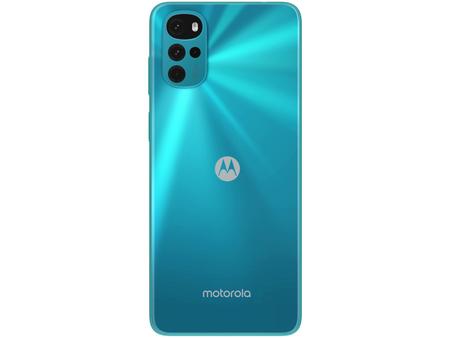 Imagem de Smartphone Motorola Moto G22 128GB Azul 4G 4GB RAM Tela 6,5" Câm. Quádrupla + Selfie 16MP