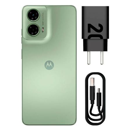 Imagem de Smartphone Motorola Moto G24 128GB 4G Tela 6,6 Câmera Dupla 50MP Selfie 8MP Dual Chip Android 14