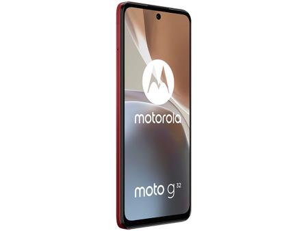 Imagem de Smartphone Motorola Moto G32 128GB Vermelho 4G Octa-Core 4GB RAM 6,5” Câm. Tripla + Selfie 16MP