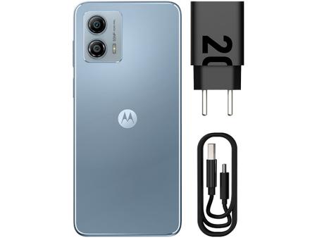 Imagem de Smartphone Motorola Moto G53 128GB Prata 5G Snapdragon 480+ Octa-Core 4GB RAM 6,5" Câm. Dupla + Selfie 8MP Dual Chip