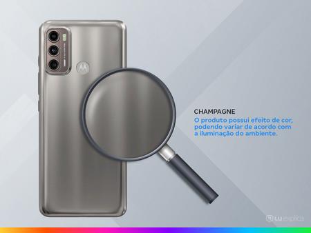 Imagem de Smartphone Motorola Moto G60 128GB Champagne 4G 6GB RAM Tela 6,8” Câm. Tripla + Selfie 32MP