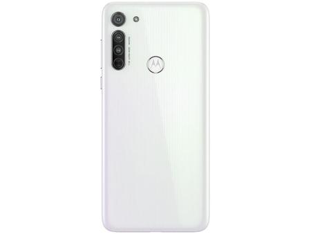 Imagem de Smartphone Motorola Moto G8 64GB Branco Prisma 4G - 4GB RAM Tela 6,4” Câm. Tripla + Câm. Selfie 8MP