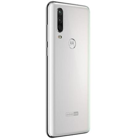 Imagem de Smartphone Motorola One Action, Branco Polar, Dual Chip, Tela 6.34", Câm Traseira 12+5+16MP e Frontal 12MP, 128GB