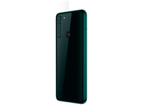 Imagem de Smartphone Motorola One Fusion 128GB Verde - Esmeralda 4GB RAM 6,5” Câm. Quádrupla + Selfie 8MP
