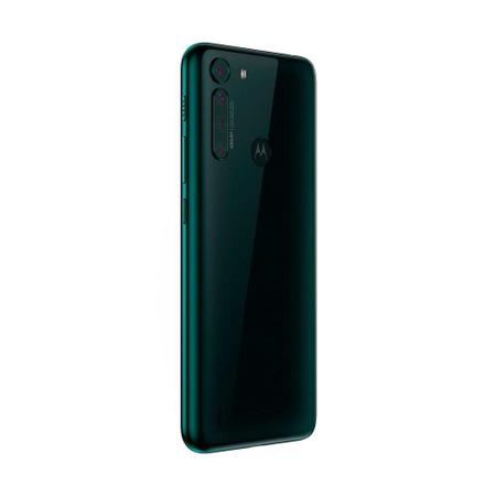 Imagem de Smartphone Motorola One Fusion Verde Esm., Tela 6.5", Câm.Traseira 48 + 8 + 5 + 2 MP, Frontal 8MP, 128GB
