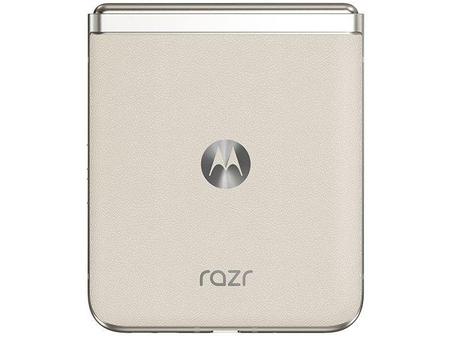 Imagem de Smartphone Motorola Razr 40 256GB Vanilla 5G Snapdragon 8GB RAM 6,9" Câm. Dupla + Selfie 64MP