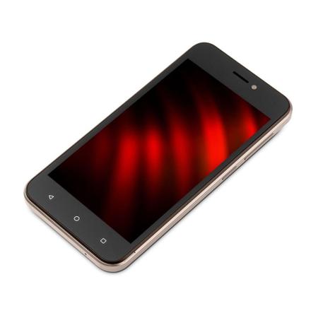 Imagem de Smartphone Multilaser E 2 3G 32GB Wi-Fi Tela 5 pol. Dual Chip 1GB RAM Android 11  - Dourado - P9149