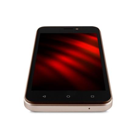 Imagem de Smartphone Multilaser E 2 3G 32GB Wi-Fi Tela 5 pol. Dual Chip 1GB RAM Android 11 (Go edition) Processador Quad Core - Dourado - P9149