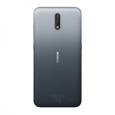 Imagem de Smartphone Nokia 2.3 32GB, 2GB RAM, Tela 6,2 Pol. HD+, Câmera Dupla Traseira com Inteligência Artificial + Selfie, 4G  Cinza NK003