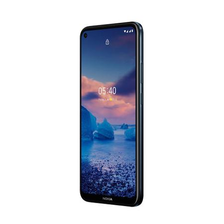 Imagem de Smartphone Nokia 5.4 Câmera Quádrupla 128GB 4GB RAM 6,39 Nk025 Azul Boreal NK025