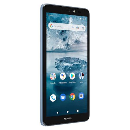 Imagem de Smartphone Nokia C2 2nd Edition 4G 32GB 2GB RAM Tela 5,7 Câmera com IA Android 11 Azul - NK086