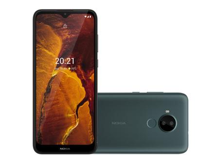 Imagem de Smartphone Nokia C30 64GB Verde 4G Octa-Core 2GB RAM 6,82” Câm. Dupla + Selfie 5MP Dual Chip