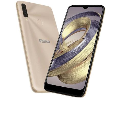 Imagem de Smartphone Philco 6,2 Polegadas Hit P10 128GB, RAM 4GB, Android 10, 3 Câmeras