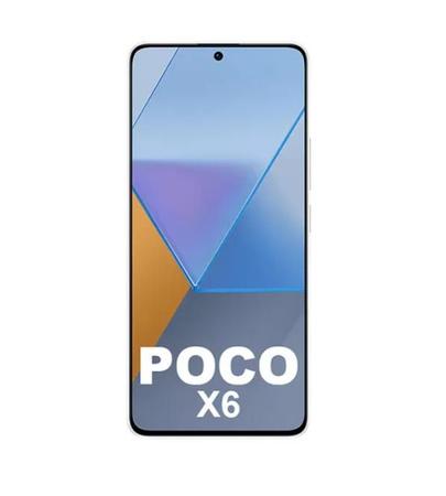 Imagem de Smartphone POCO X6 5G Branco , 256GB, Tela 6,67", 8GB de RAM, Câmera Traseira Tripla, Android 13 e Processador Octa-Core