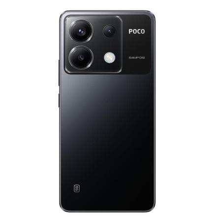 Imagem de Smartphone POCO X6 5G Preto, 256GB, Tela 6,67", 8GB de RAM, Câmera Traseira Tripla, Android 13 e Processador Octa-Core