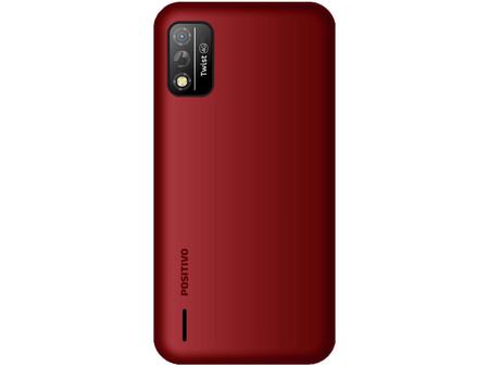 Imagem de Smartphone Positivo Twist S509 32GB Vermelho 4G Octa-Core 1GB RAM Tela 5” Câm. 8MP + Selfie 5MP